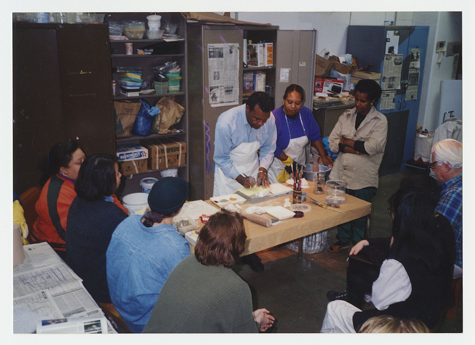 Driskell teaching Methods and Materials at UMD around table (503)