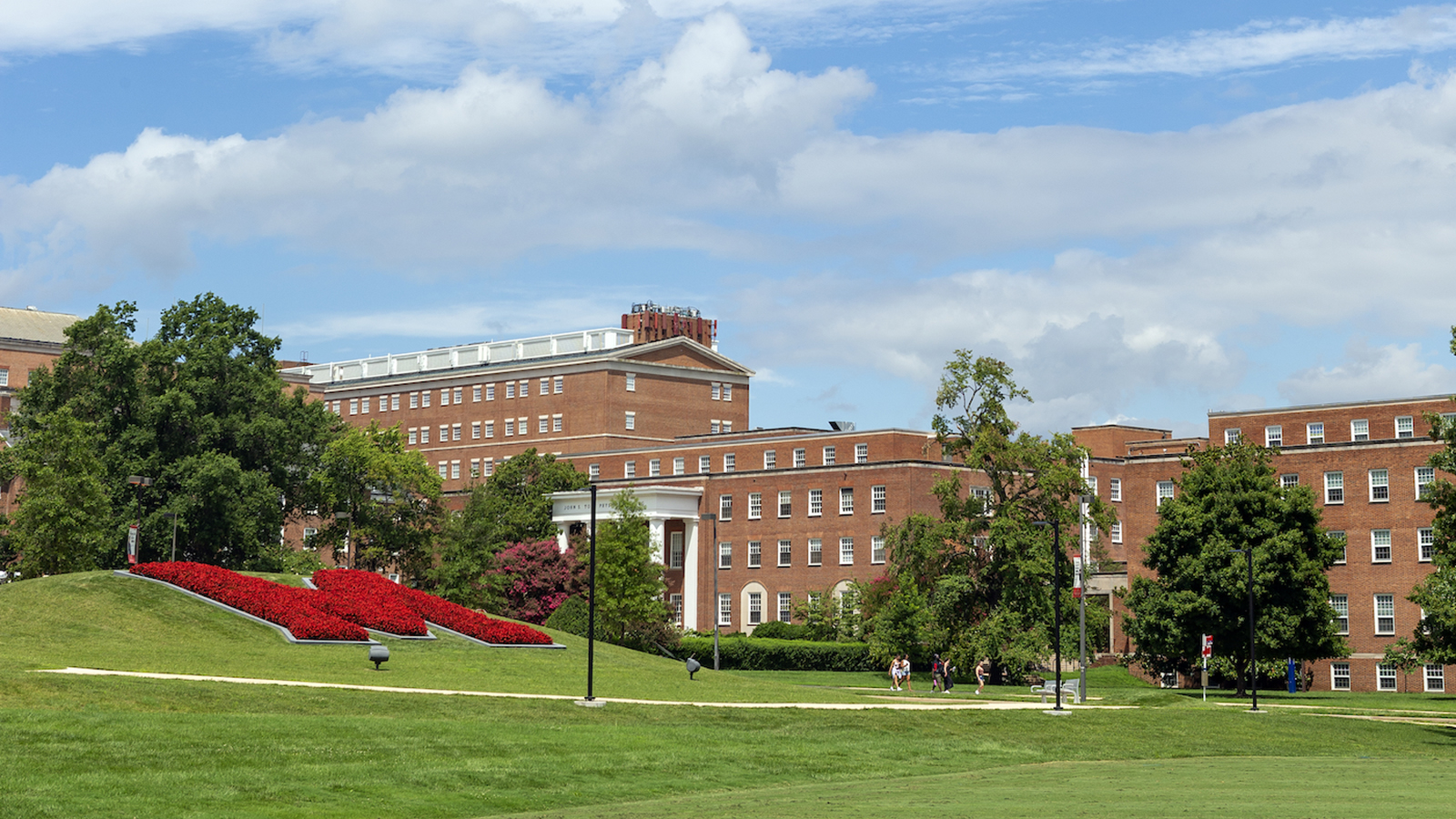  Red "M" on the University of Maryland Campus