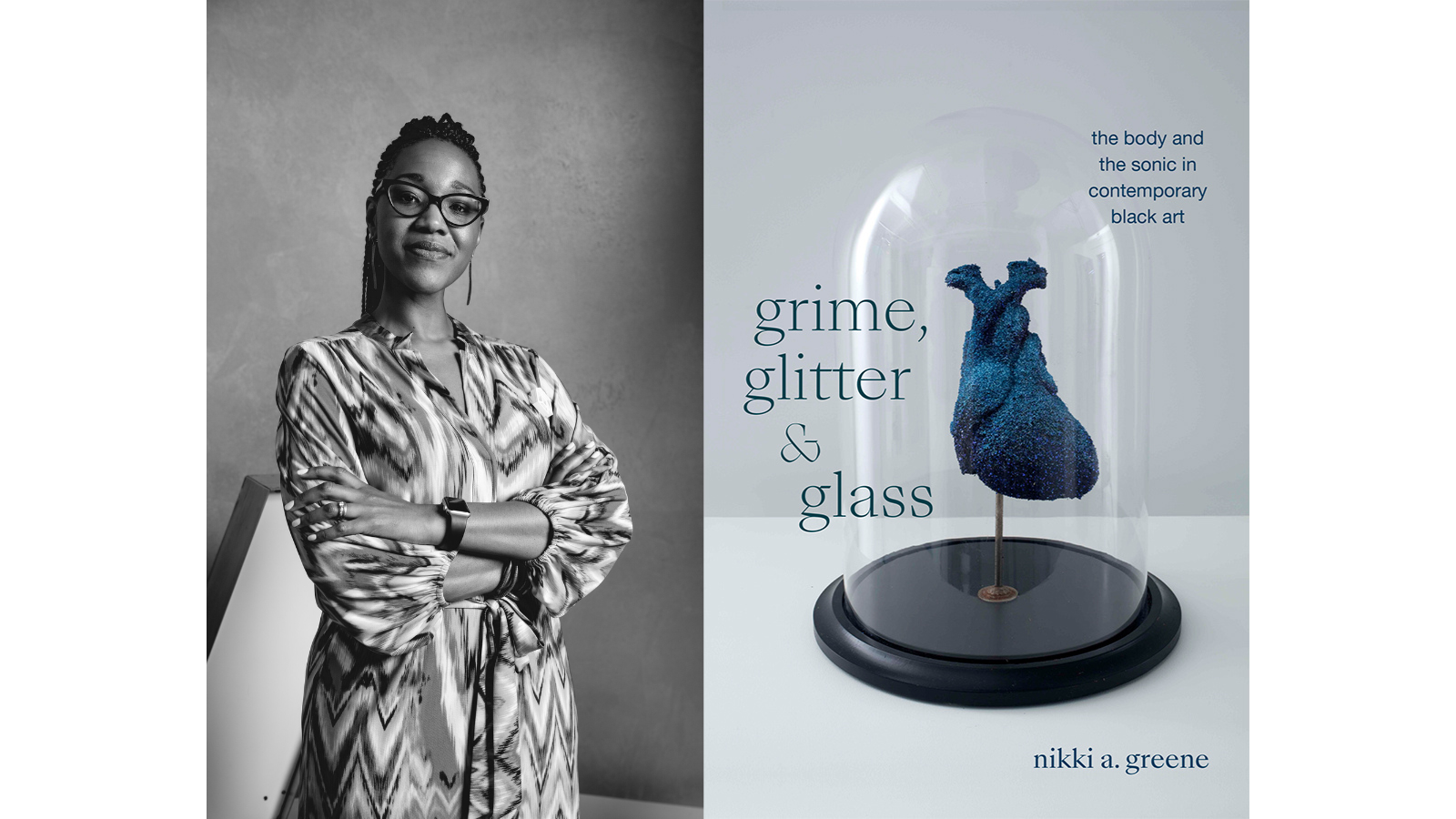 Book cover of GRIME, GLITTER, AND GLASS. 