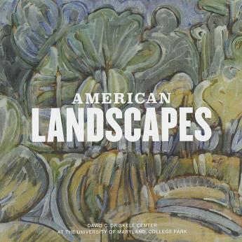 Cover of American Landscapes exhibition catalogue.